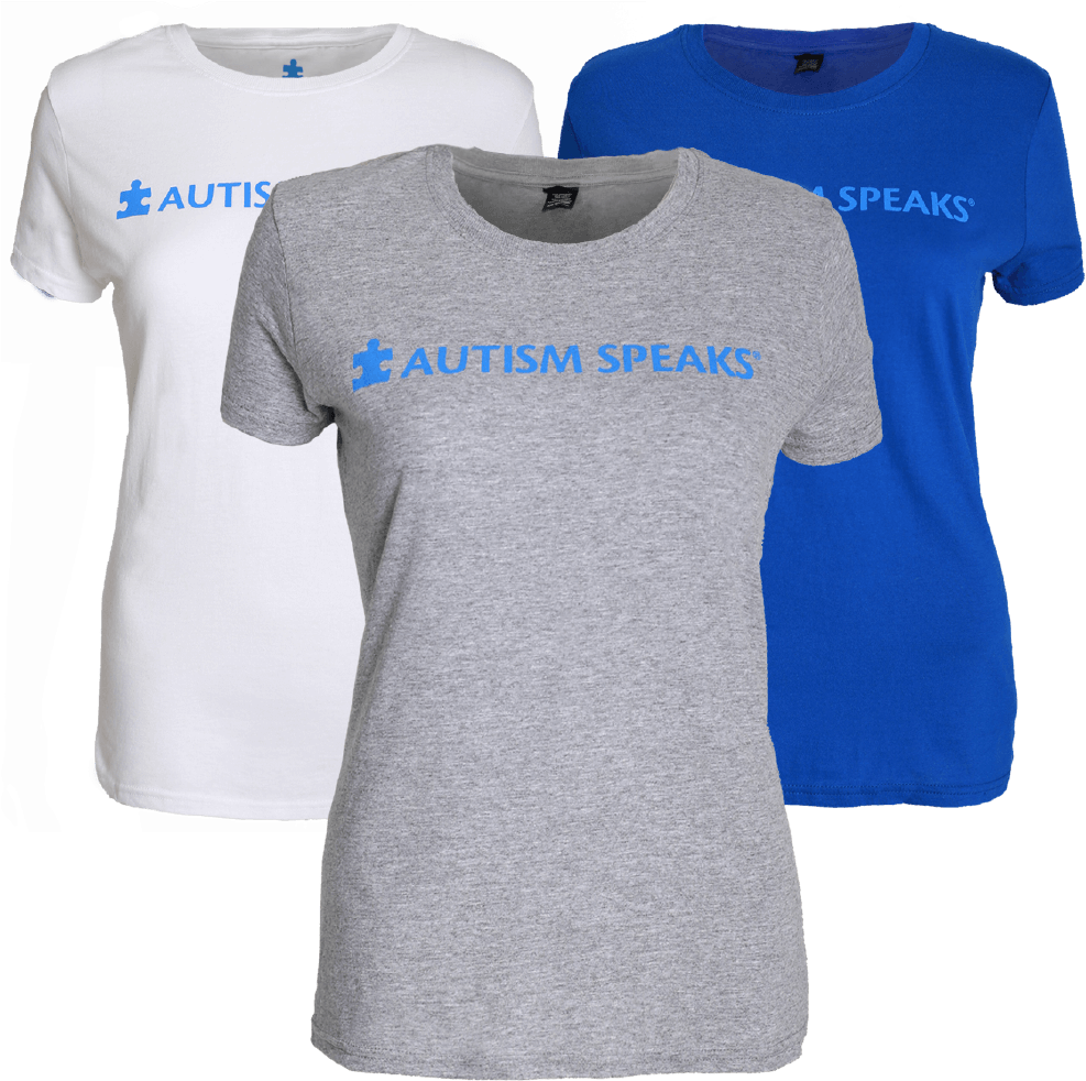 Autism Speaks Ladies T-shirt - T Shirt For Ladies (1000x1000), Png Download