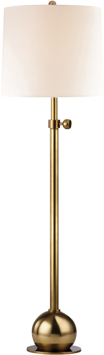 Decorative Lamp Png Photo - Hudson Valley Lighting 1 Light Adjustable Floor Lam (800x800), Png Download