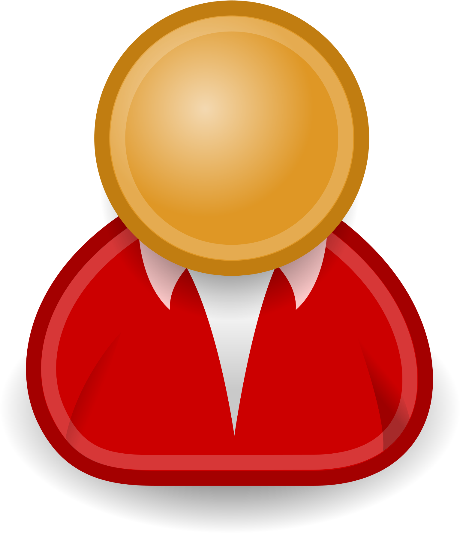 Open - Red Symbol Person (2000x2000), Png Download