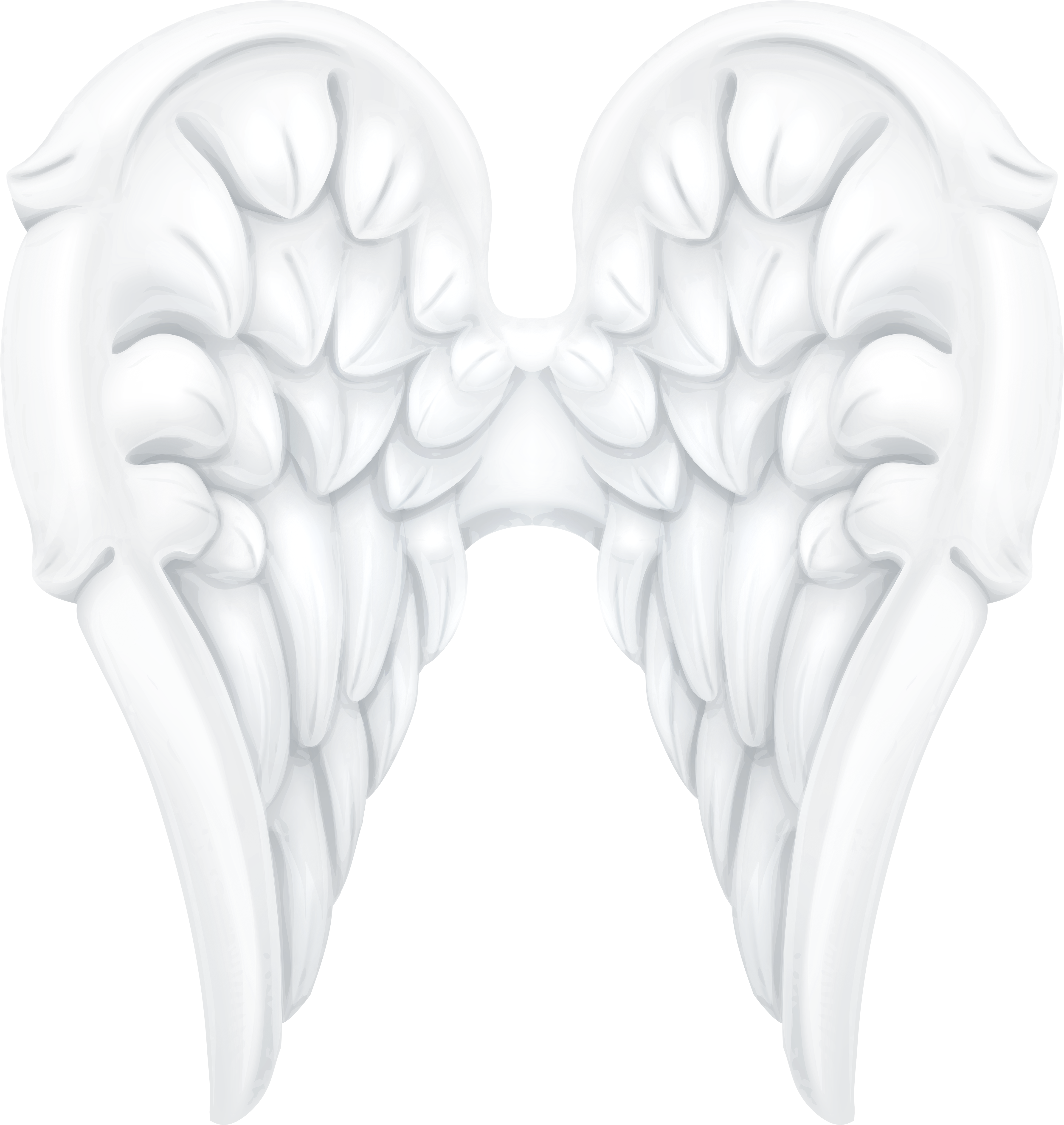 White Angel Wings Png Clip Art Image - Wing Png Clip Art For Angel (4729x5000), Png Download