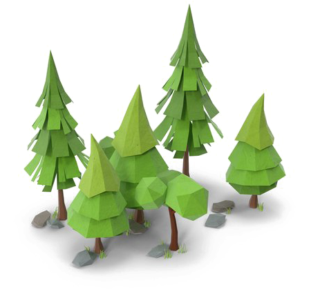Download Forest Png No Background Fir Tree Low Poly Full Size Png Image Pngkit