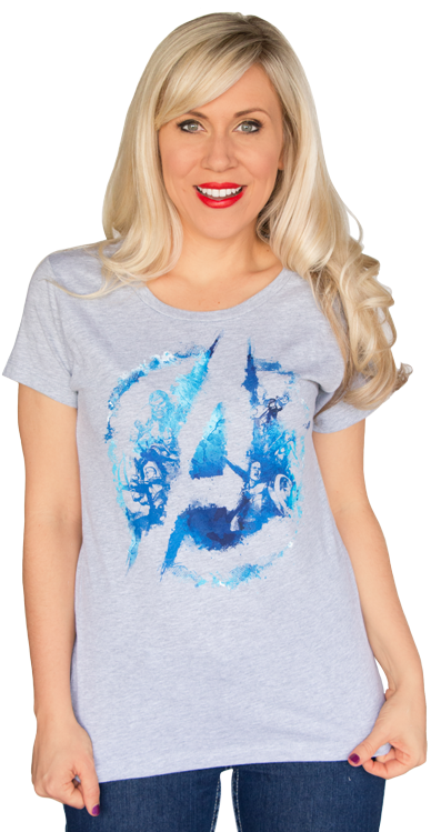 Ashley Eckstein On Twitter - Avengers Galaxy S8 Case - Avengers Blue Logo | Skinit (750x750), Png Download