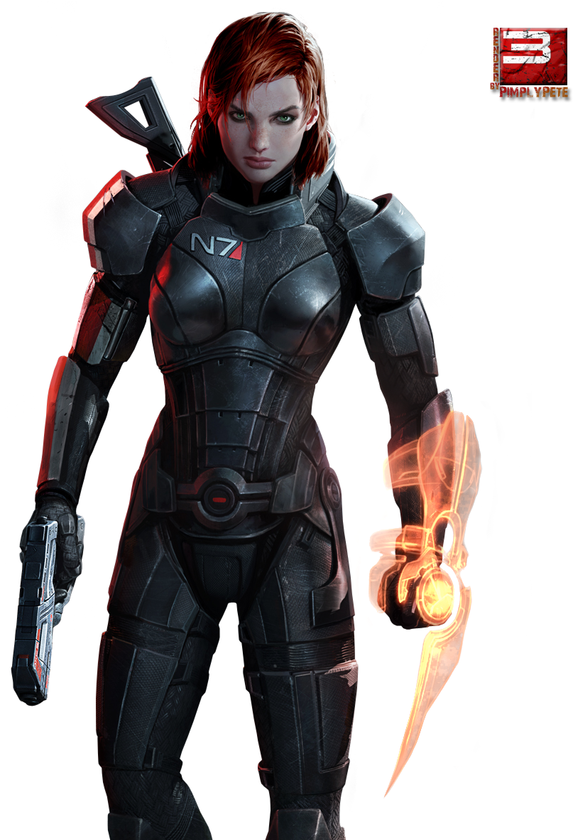Mass Effect Female Shepard Armor (1000x1200), Png Download