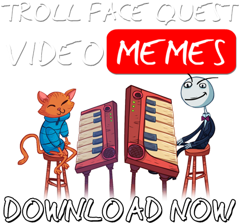 Troll Face Quest Video Memes (486x500), Png Download