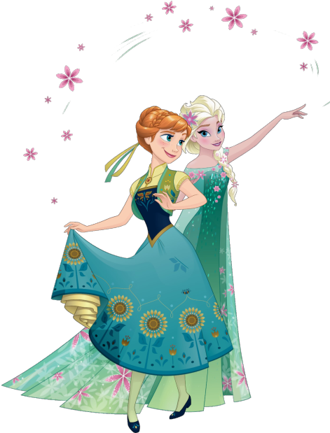 Anna - Elsa E Anna Frozen Fever (483x645), Png Download