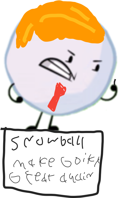 Snowball Trump 0 - Wiki (720x1280), Png Download