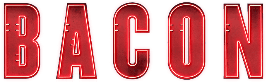 Bacon, Of Denny's Grand Slams, Up In Lights - Bacon (912x280), Png Download