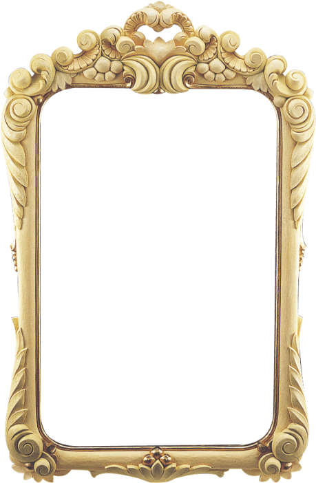 Moldura De Espelho Quadrado Png (459x702), Png Download
