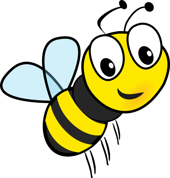 Bee Png Clipart - Cartoon Bee (359x375), Png Download
