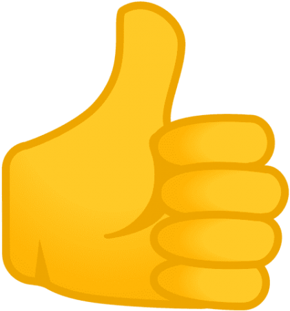 Free Png Thumbs Up Emoji Android 8 Oreo Png Images - Pulgar Arriba Emoji (480x480), Png Download