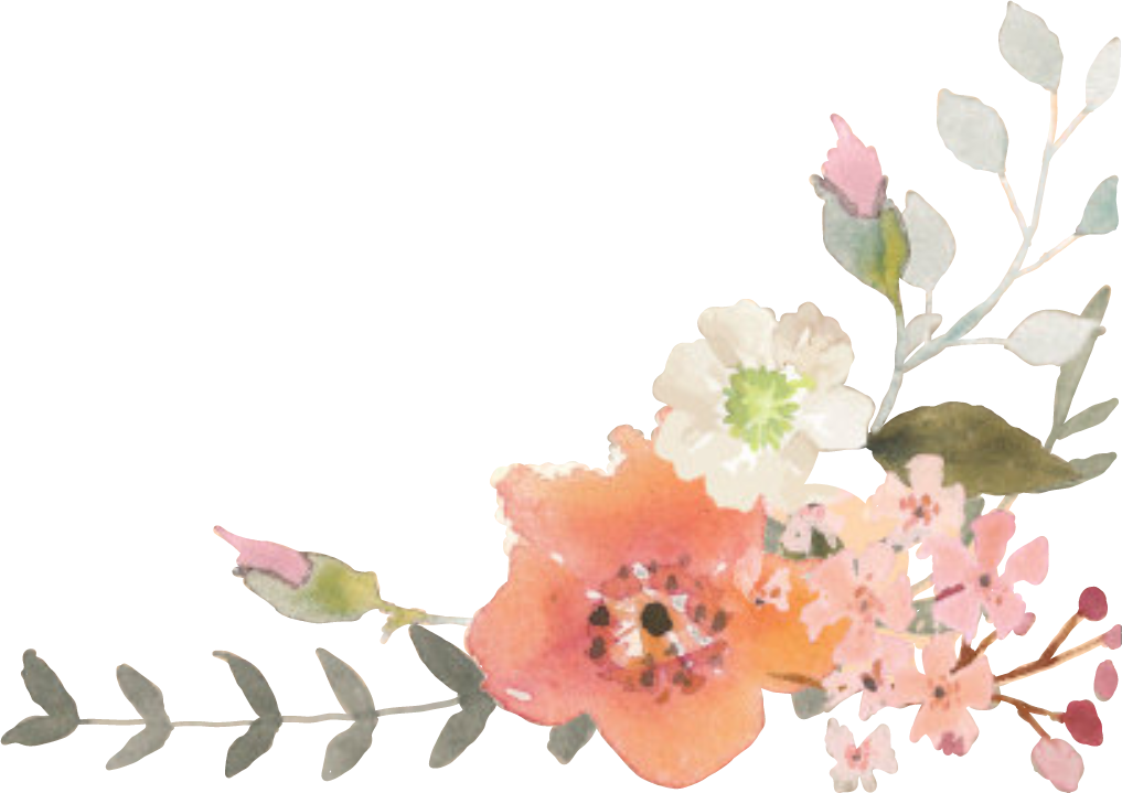 Download Report Abuse Autumn Watercolor Flowers Full Size Png Image Pngkit