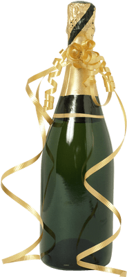 Gift Champagne Bottle - Get That Job With The Right Cv (400x400), Png Download