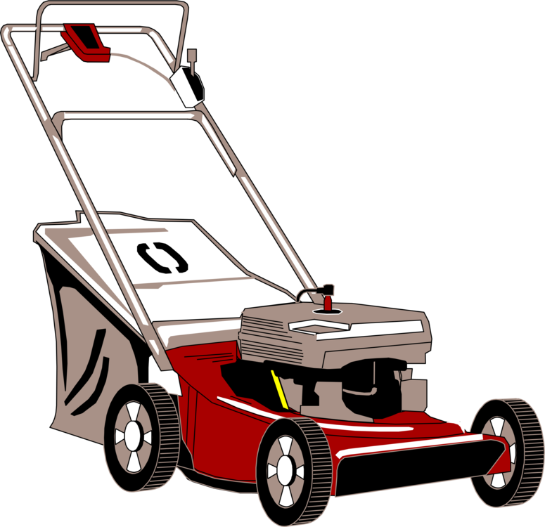 Lawn Mowers Computer Icons Clip Freeuse - Lawnmower Clipart (775x750), Png Download