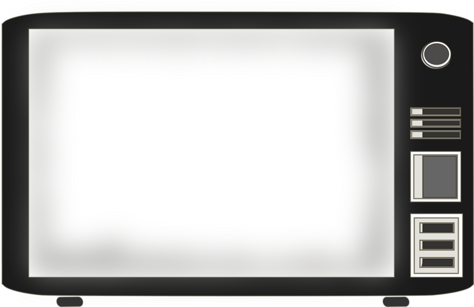Old Television Png Image - Vintage Tv Screen Png (960x622), Png Download