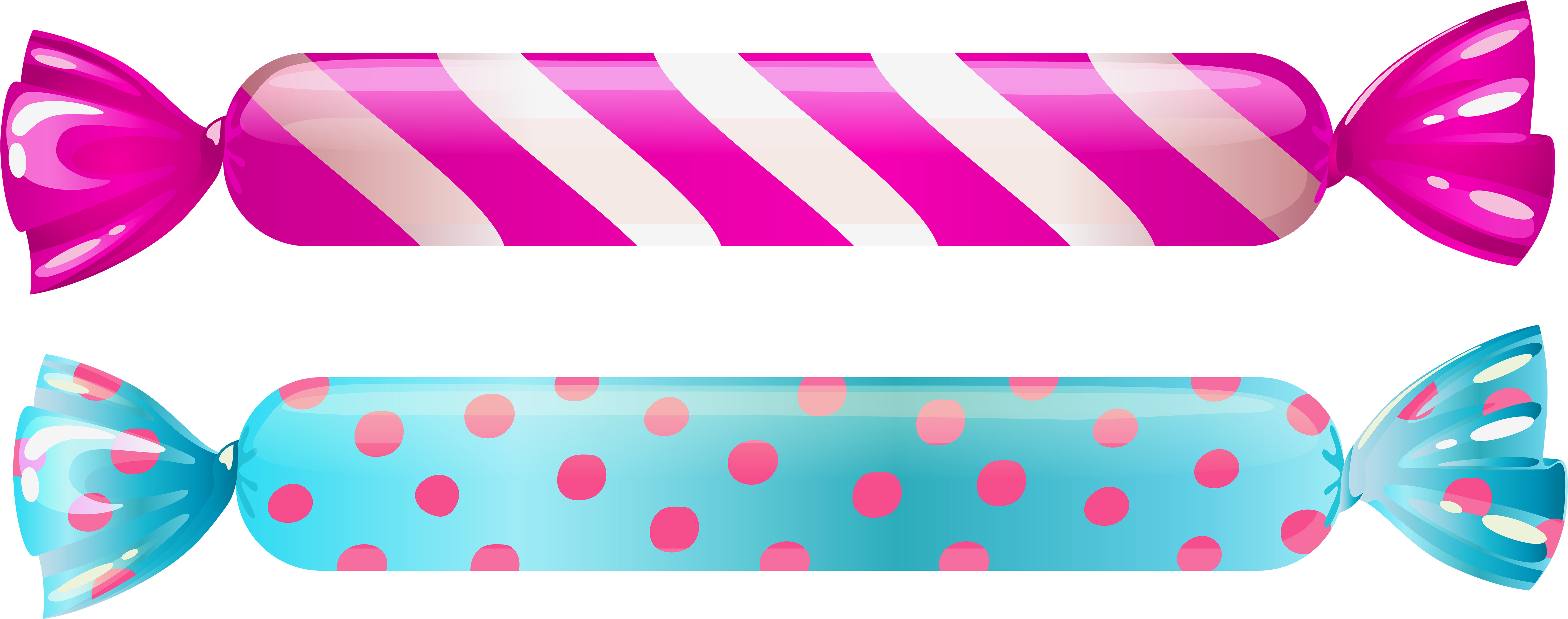 Candy Clip Art Transparent (6000x2445), Png Download