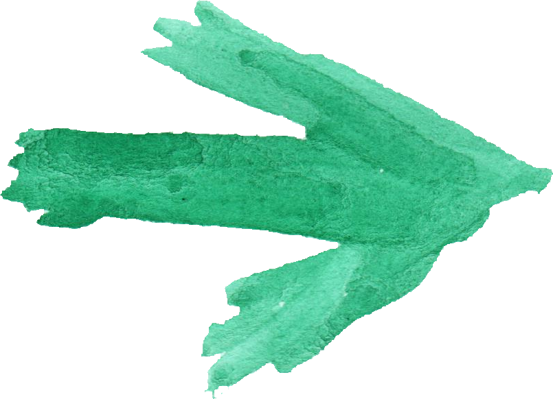 Free Download - Arrow Green Watercolor Png (805x582), Png Download