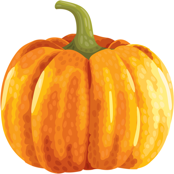 Large Autumn Pumpkin Clipart Png Image - Pumpkin Png (600x598), Png Download