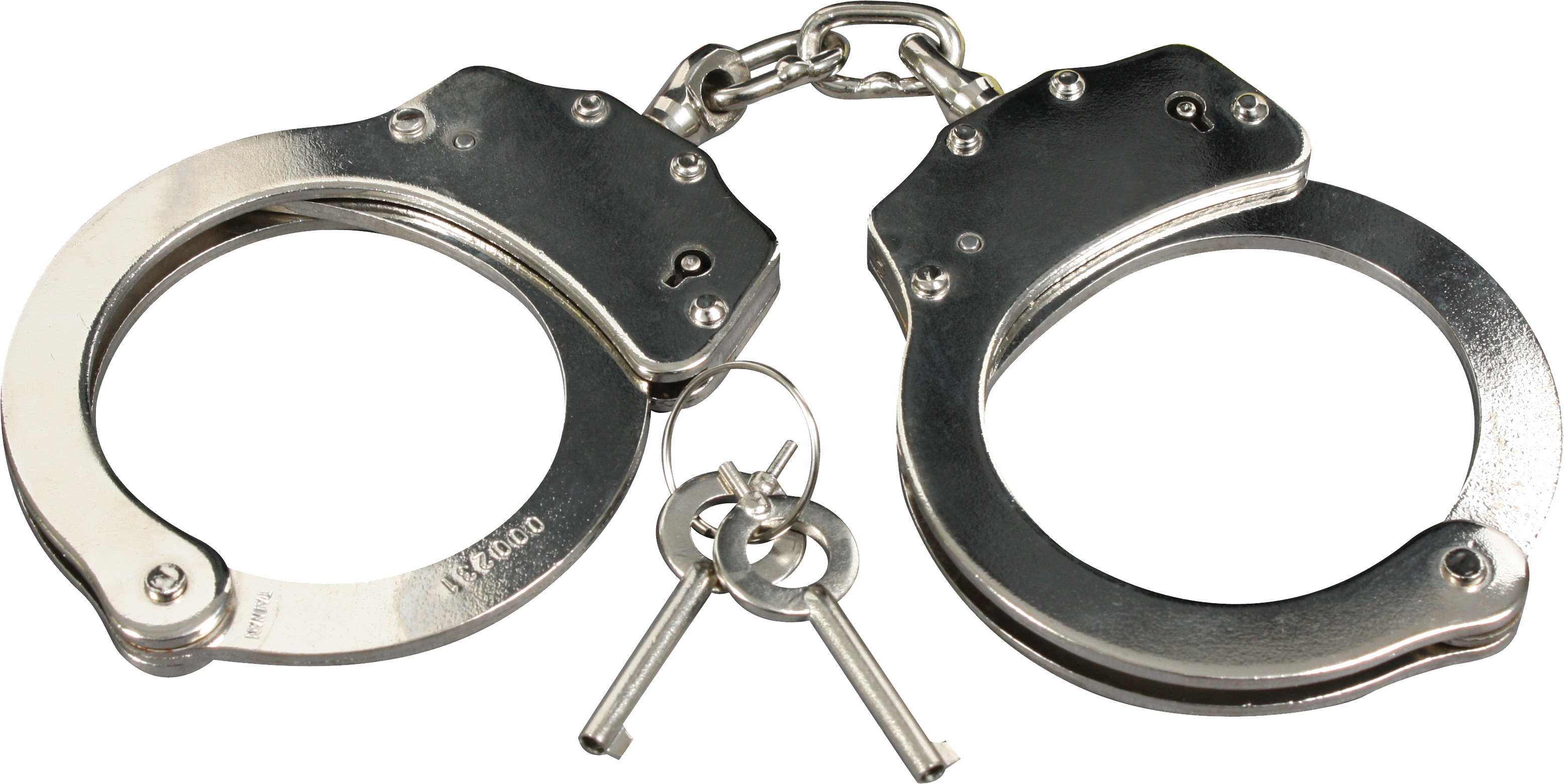 Handcuffs Png - Detective Handcuffs (3113x1561), Png Download