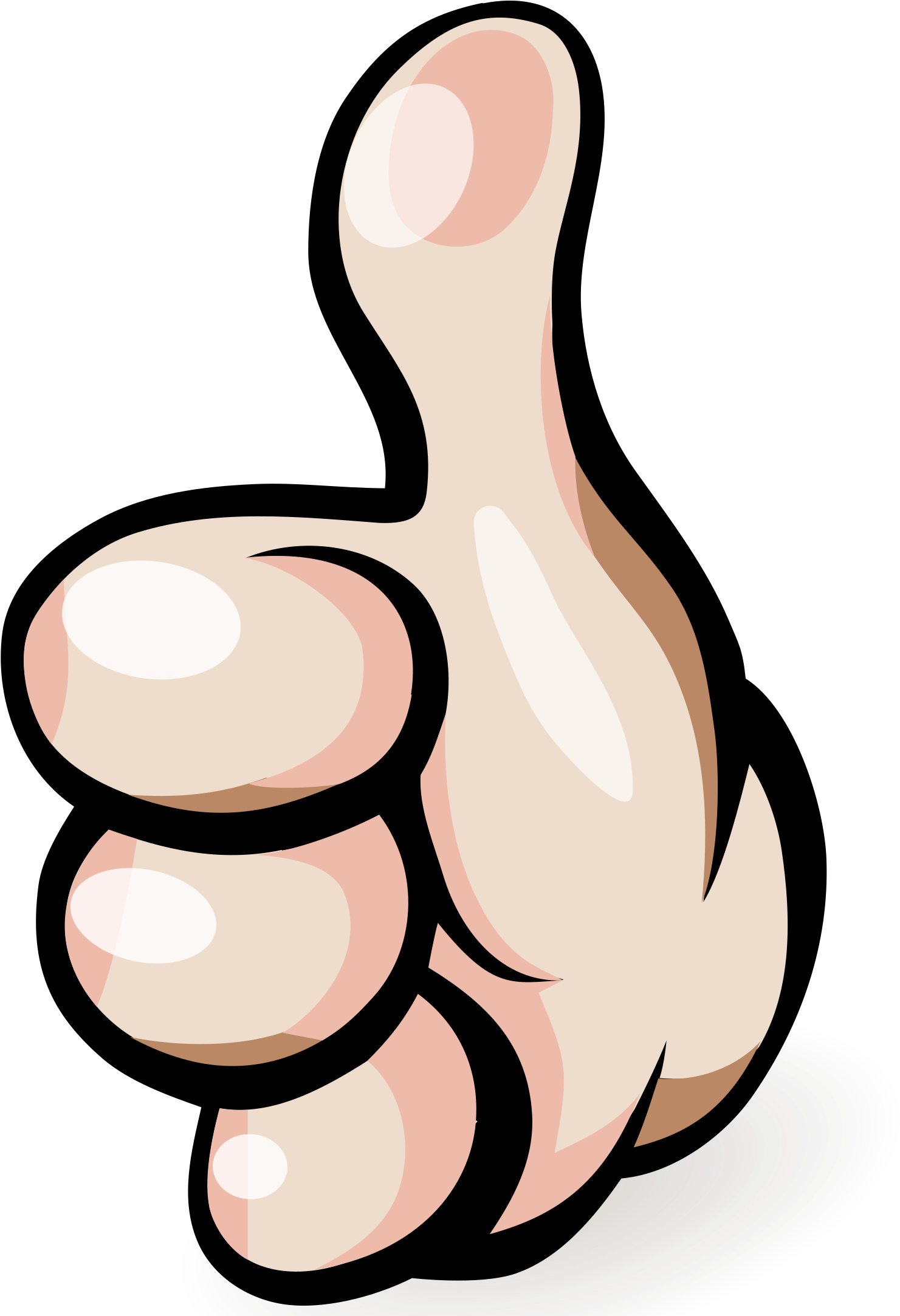 Thumbs Up Icon - Cartoon Thumbs Up Png (939x1024), Png Download