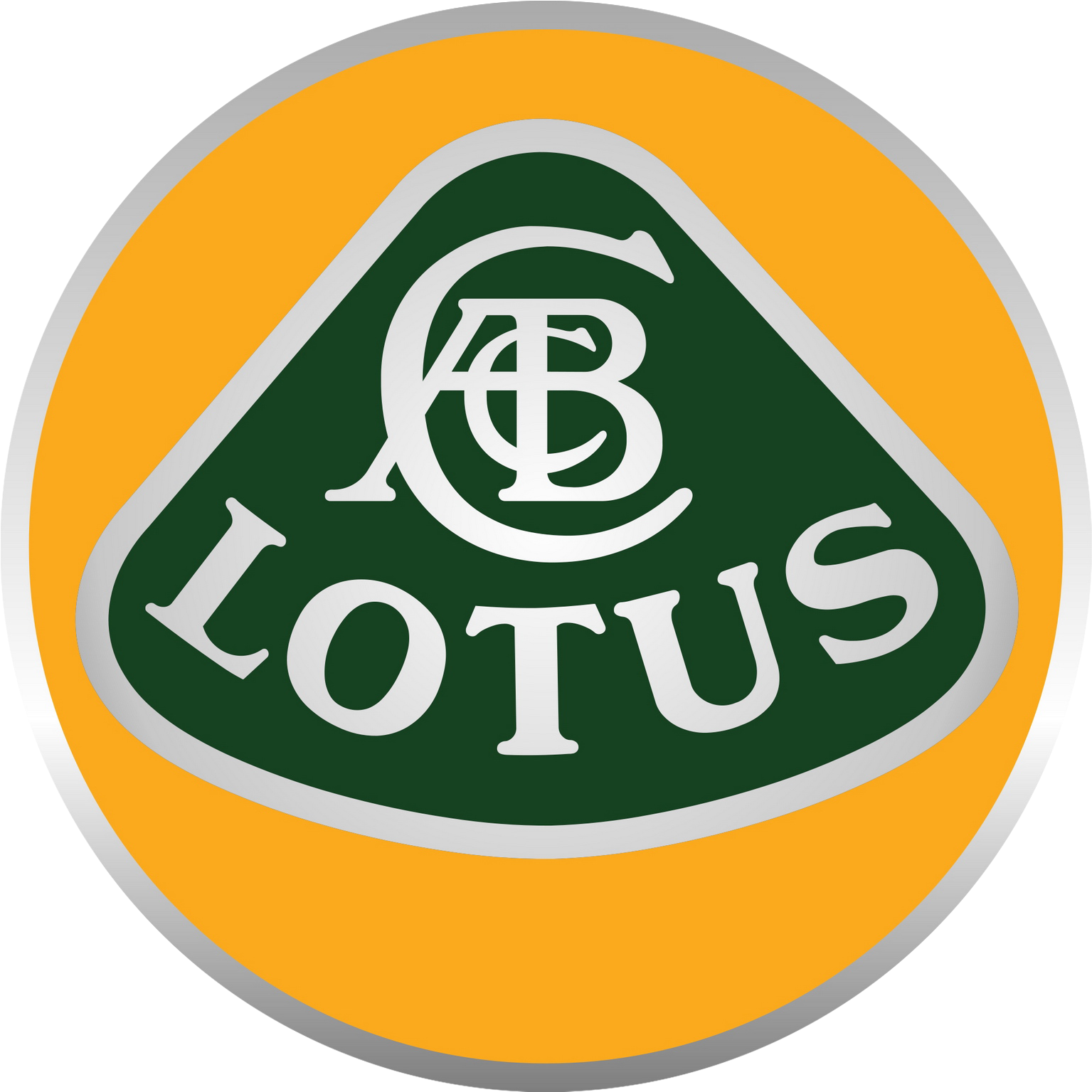 Yellow And Green Car Logo (2048x2048), Png Download
