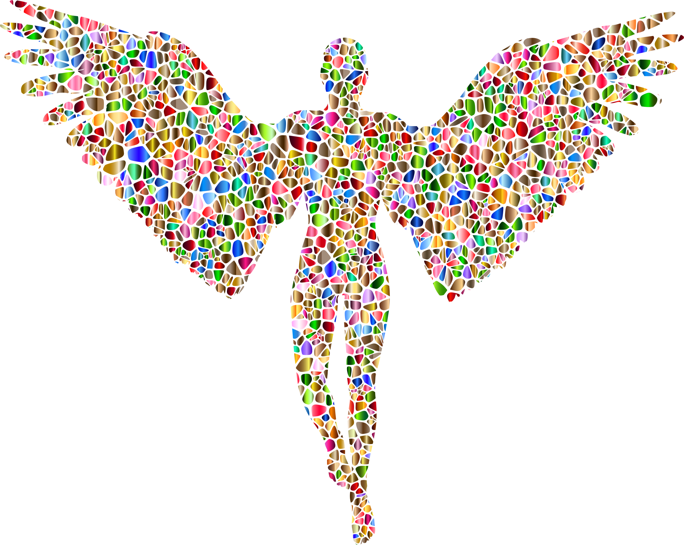 Angel Logo Computer Icons Drawing - Transparent Background Angel Clipart (426x340), Png Download