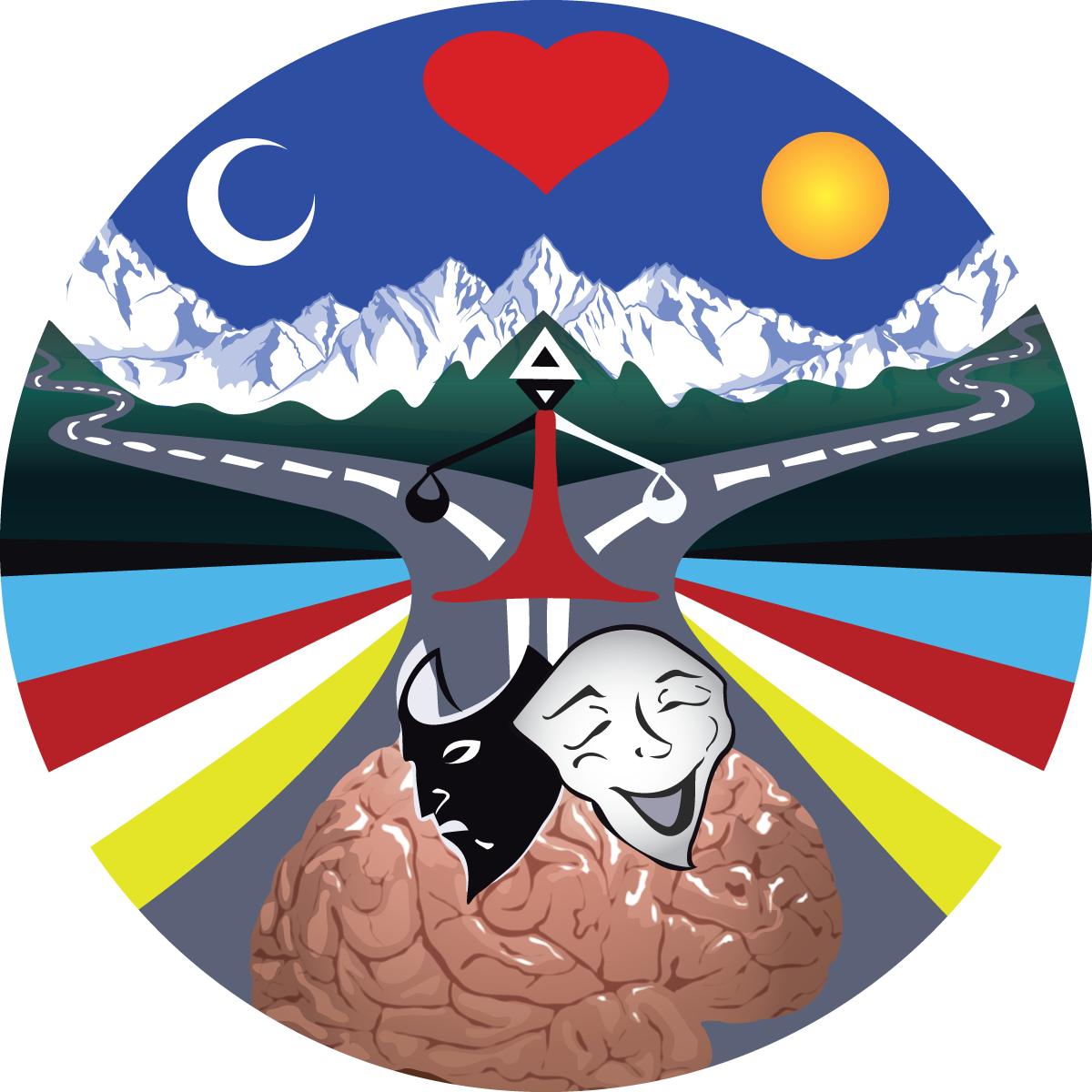 Yoga Psychology - Illustration (1200x1200), Png Download