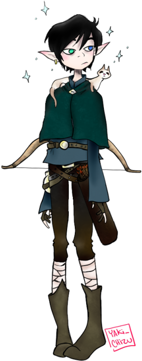 Oh Shiet It's My Dnd Boy, Umbra Nix - Cartoon (500x723), Png Download