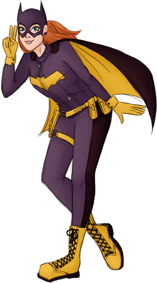 Batgirl Simple - Batgirl Of Burnside Transparent (850x940), Png Download