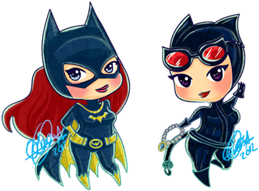 Gallery For > Chibi Catwoman - Cat Woman Chibi Png (490x294), Png Download