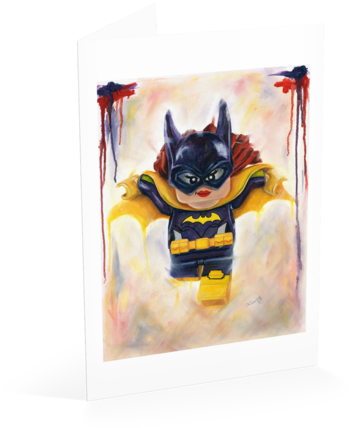 Batgirl Card - Wall (480x480), Png Download