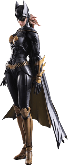 Dc Comics Batgirl Play - Dc Play Arts Kai: Arkham Knights - Batgirl (600x600), Png Download