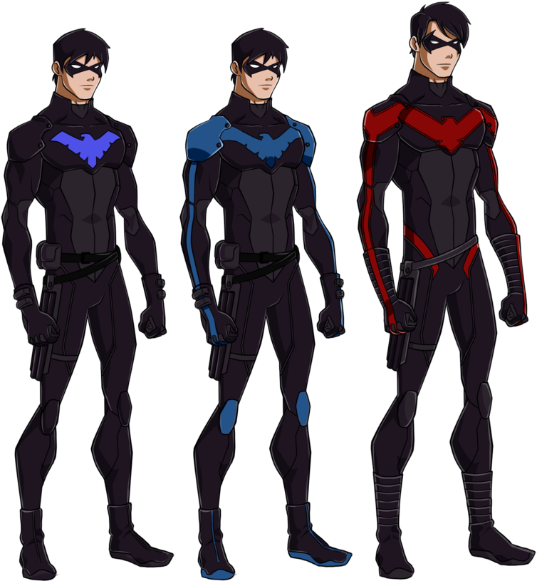 And The Draw Of The Day - Nightwing Fan Art (800x827), Png Download
