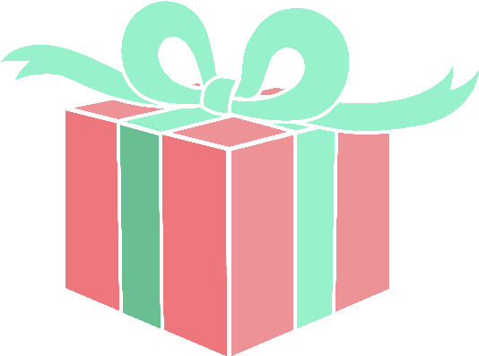 Art Prints Flat Graphic Products For Your Home And - Gift Graphic Transparent (600x400), Png Download