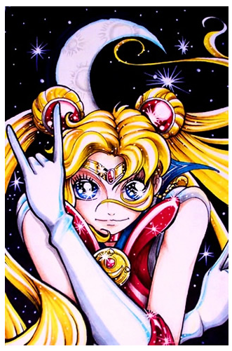 Make An Illustration With Colored Pencils And Markers - Cartoon (600x600), Png Download