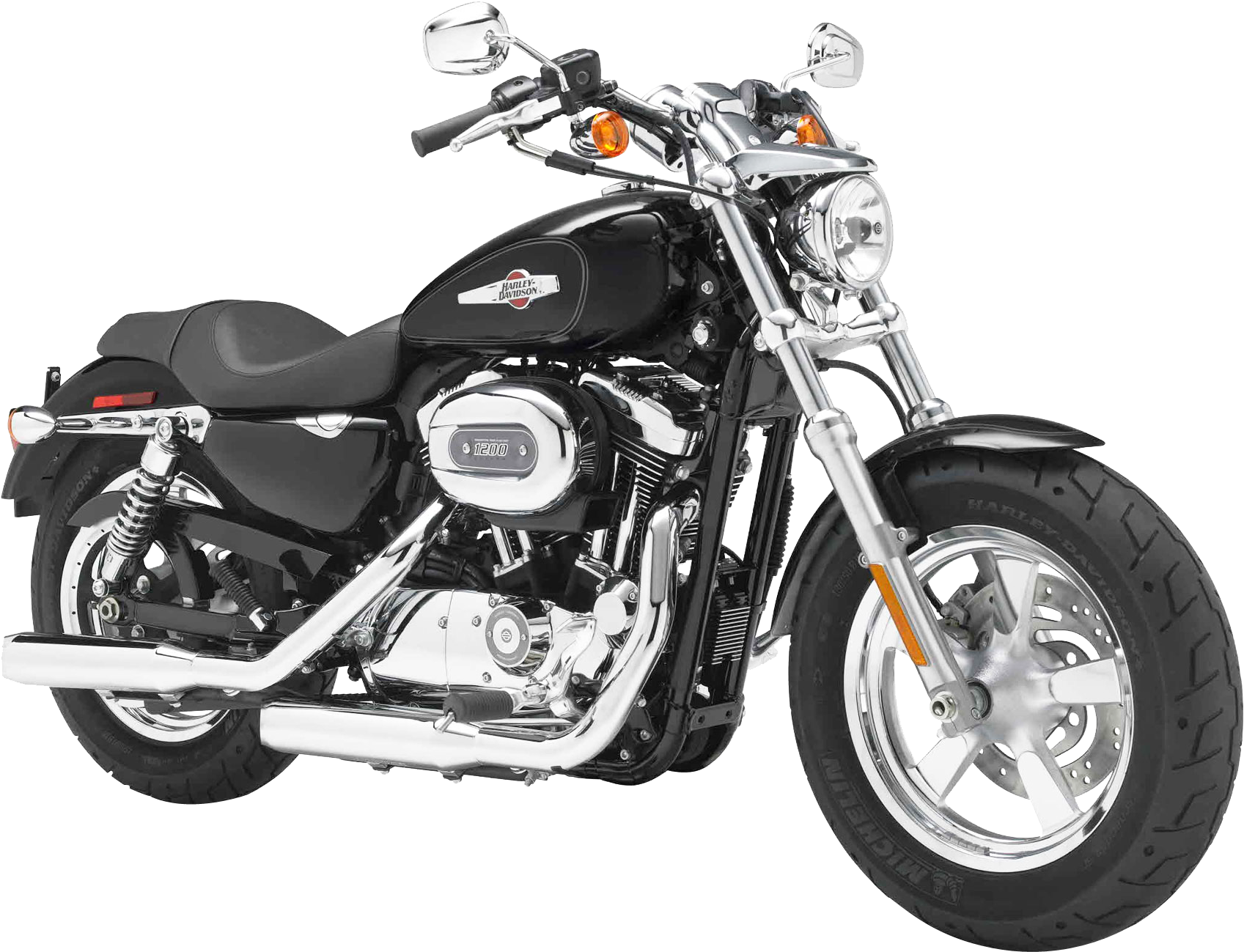 Harley Davidson Sportster 1200 Custom Motorcycle Bike - Maisto Harley-davidson 2012 Xl 1200v Seventy Two (1789x1413), Png Download