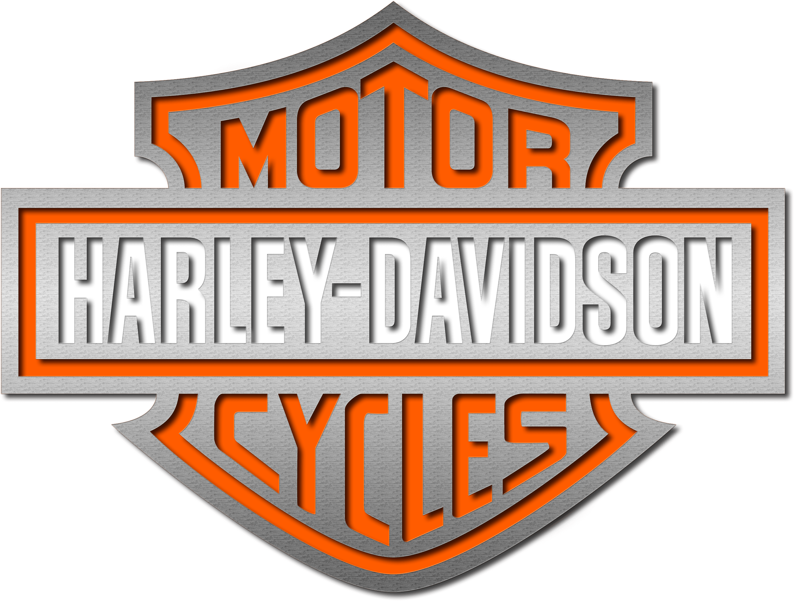 Harley Davidson Emblem Png Logo - Transparent Background Harley Davidson Logo (2800x2160), Png Download