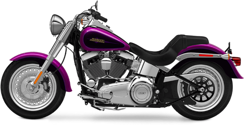 Ride The 2017 Harley Davidson® Fat Boy® At Riverside - Harley Davidson Fatboy Vivid Black (973x675), Png Download