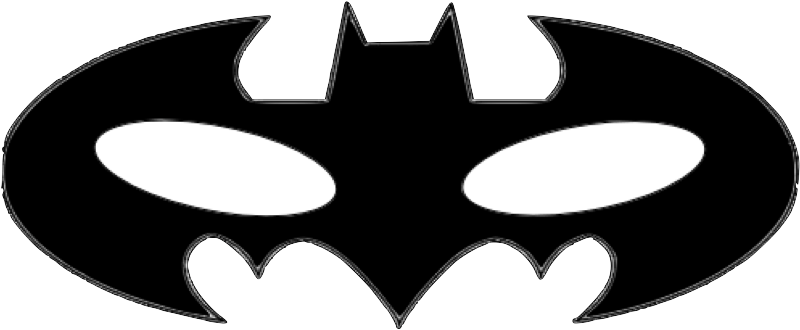 Sale Batgirl Clip Art Brunette - Black Mask Printable Batman Mask (844x370), Png Download