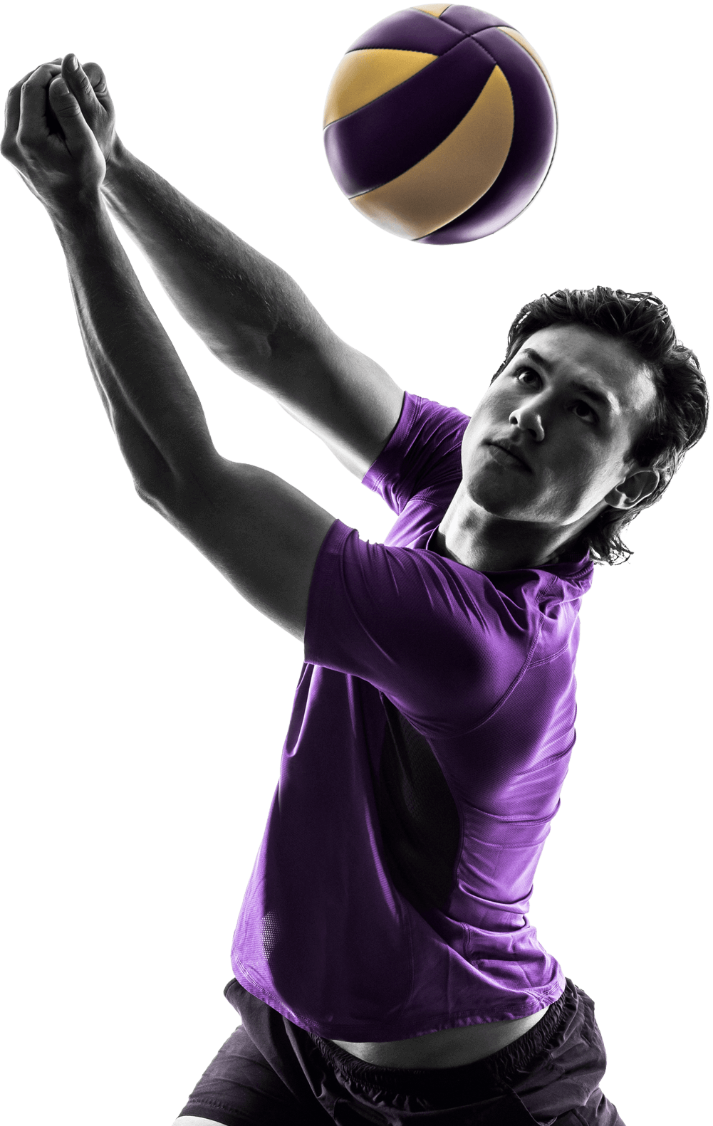 Volleyball - Male Volleyball Player Png (1001x1582), Png Download