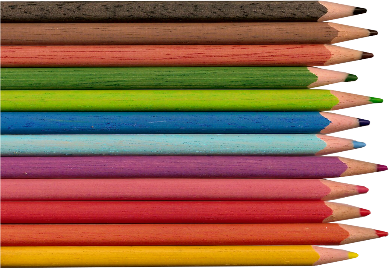 Free Png Color Pencil's Png Images Transparent (850x603), Png Download