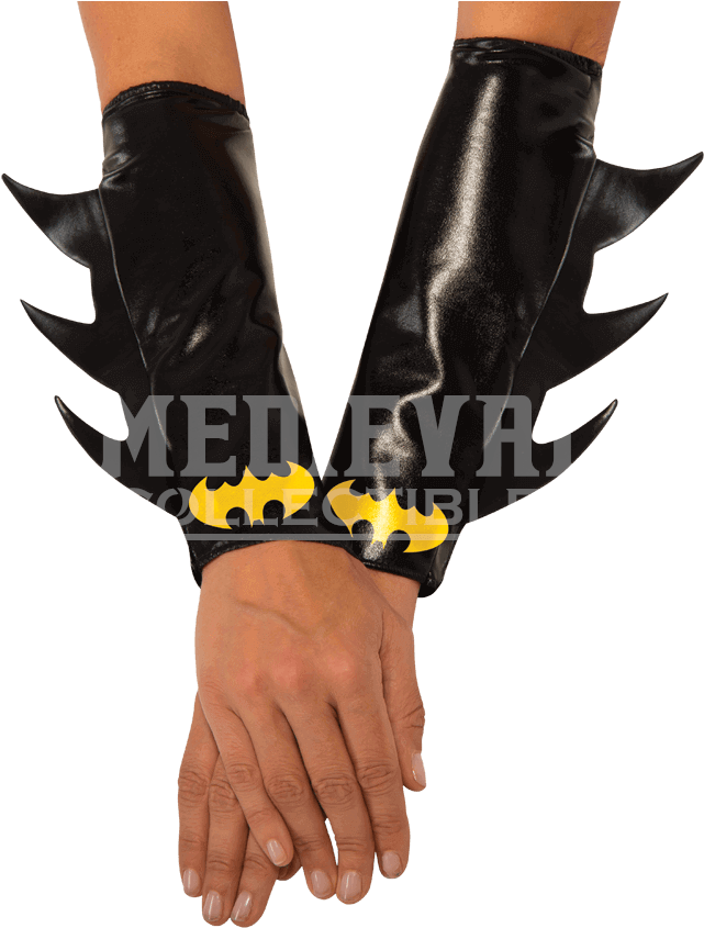 Adult Batgirl Gauntlets - Batgirl Adult Gauntlets (850x850), Png Download