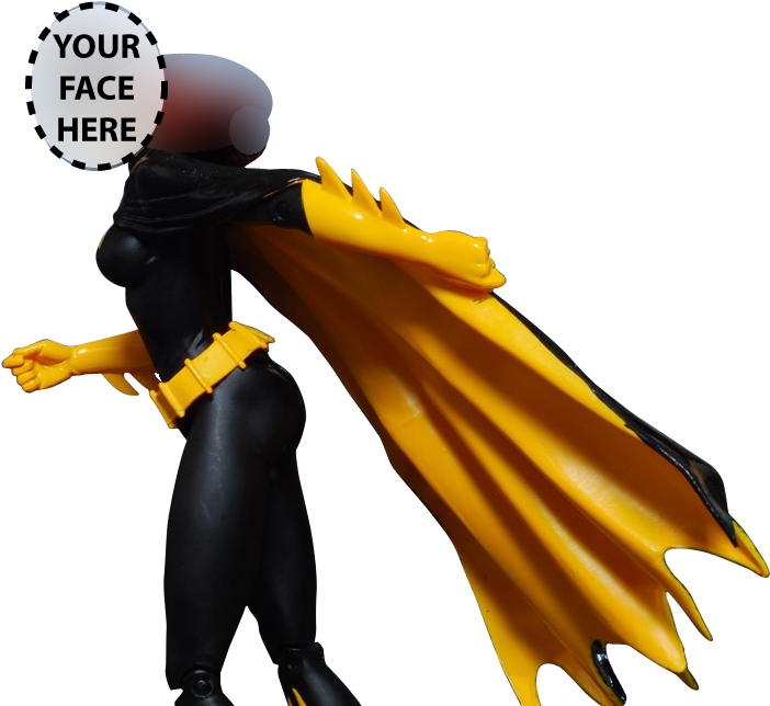 Batgirl 6" Custom Action Figure - Dc Collectibles Dc Comics New 52 Batgirl Action Figure (761x703), Png Download
