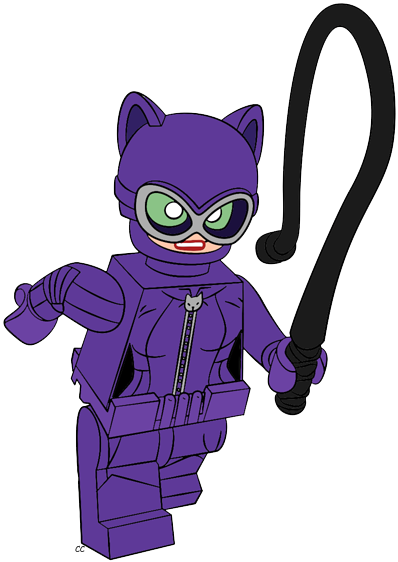 The Joker The Joker Catwoman Batgirl - Lego Batman Movie Catwoman Clipart (398x562), Png Download