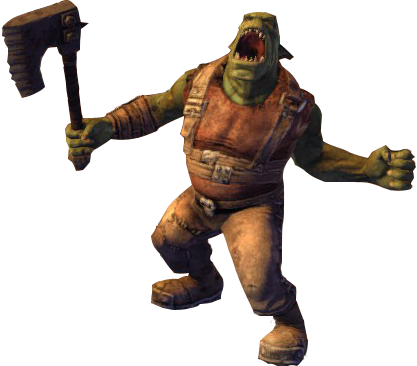 Ork Boy - Warhammer 40k Ork Slugga (417x366), Png Download