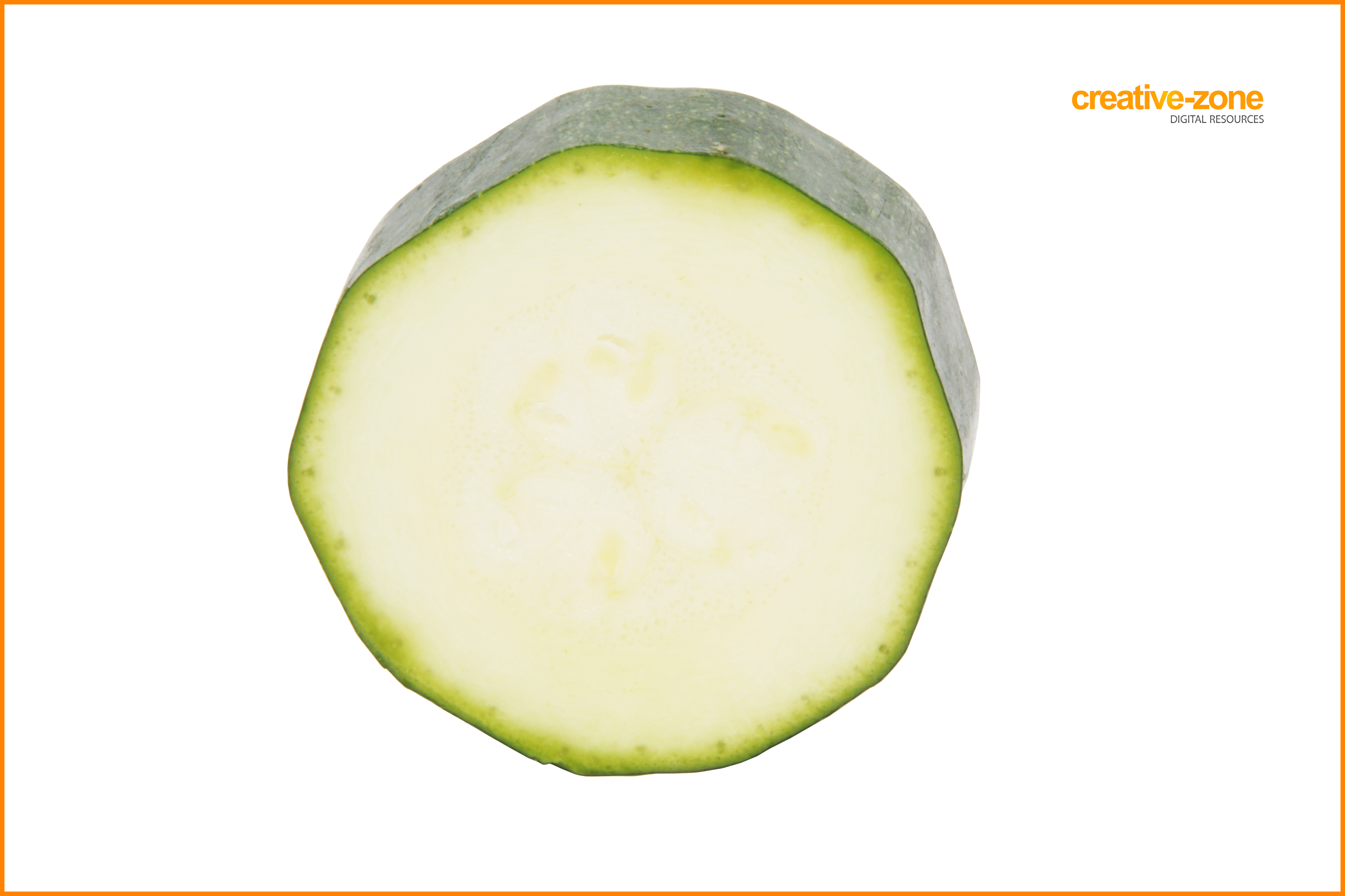 Slice Zucchini Transparent - Zucchini (6030x4020), Png Download