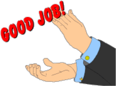 Congratulations You Have Completed The Linear Functions - Animated Clapping Hands (420x323), Png Download