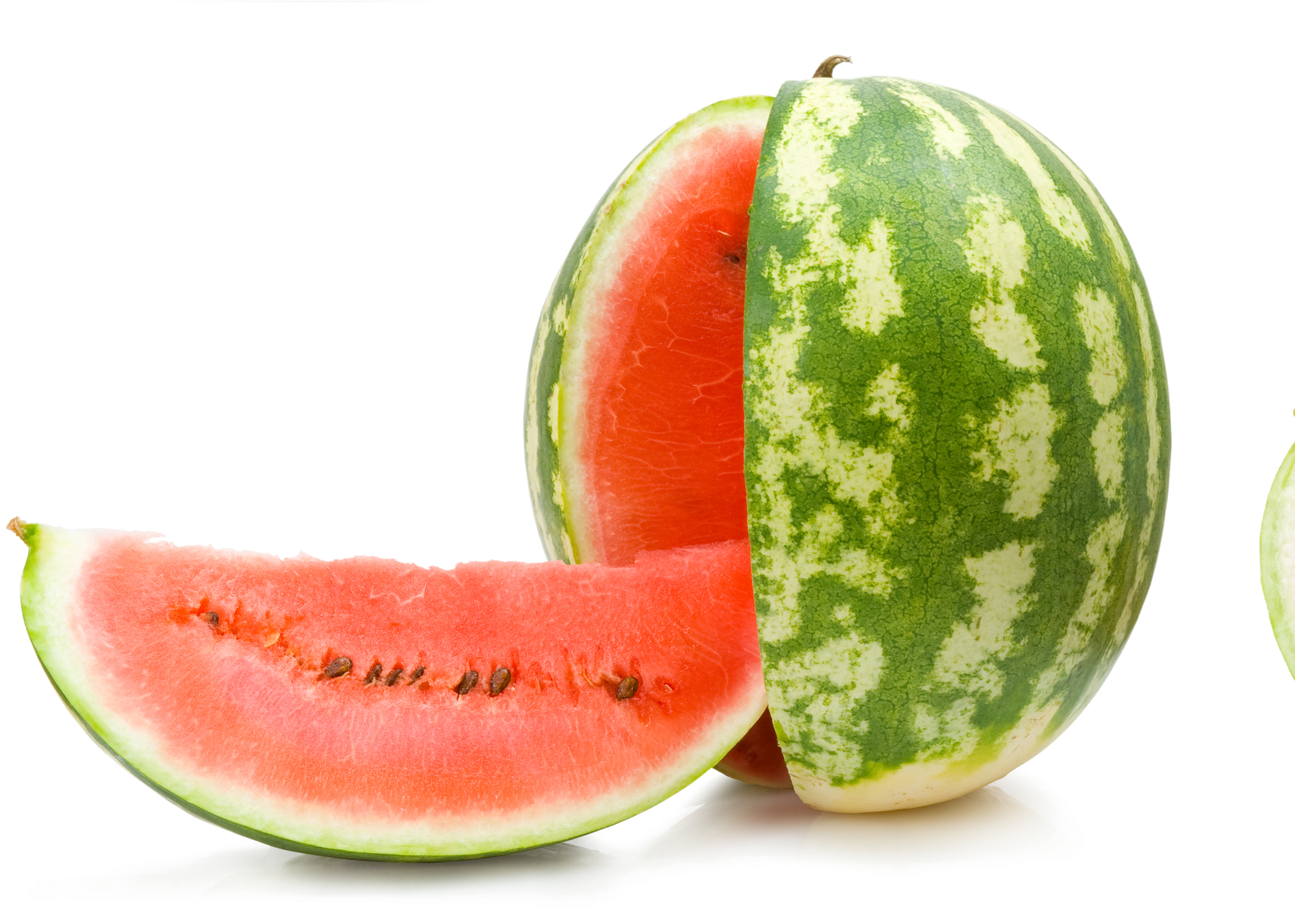 Watermelon Fruit Honeydew Slice - Cut Watermelon Pendant Berry Necklace Fruit Jewelry (2418x1775), Png Download