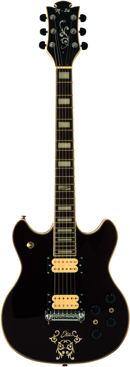 Black Electric Guitar Png - Epiphone Les Paul Custom Pro Eb (900x1273), Png Download