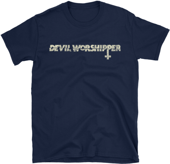 Devil Worshipper Upside Down Cross T-shirt - Patriots 28 3 Shirt (600x600), Png Download