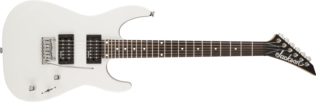 White Guitar Png - Jackson Js12 Dinky Electric Guitar (1200x388), Png Download